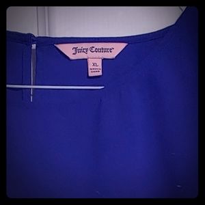💙💙vibrant BLUE juicy couture Blouse